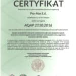 Cert. AQAP 2110